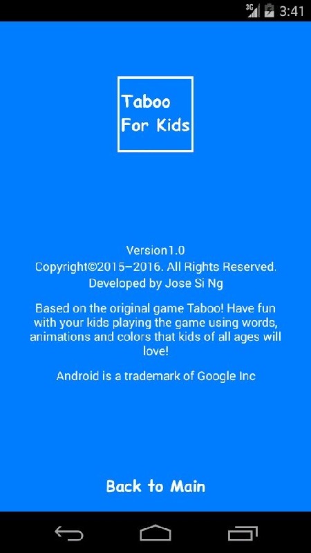 Taboo For Kids截图