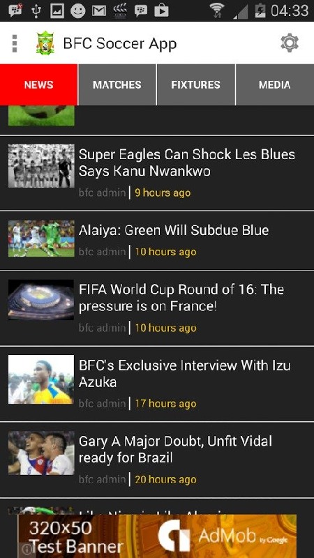 BFC Soccer App截图3