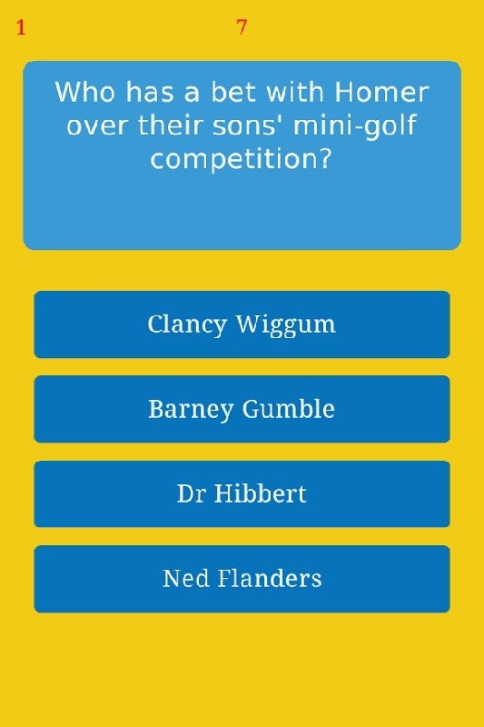 Trivia for The Simpsons截图2