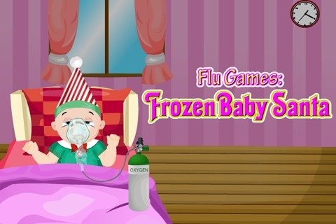 Flu Games : Frozen Baby Santa截图5