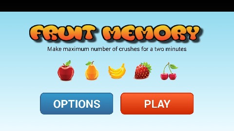 Fruit Memory Game截图