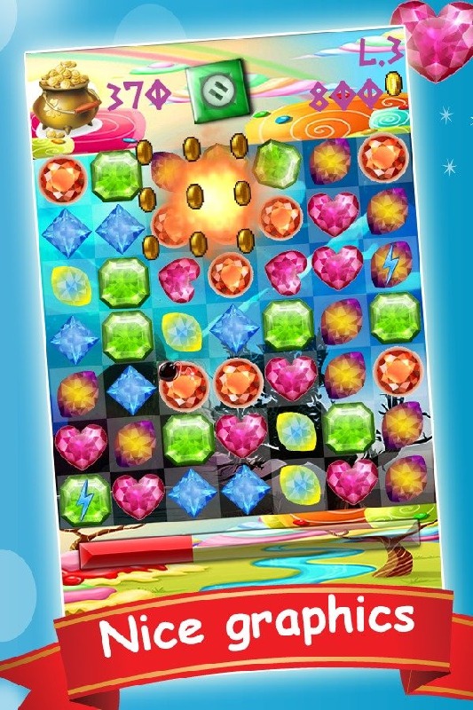 Gems And Jewels Match 3截图5