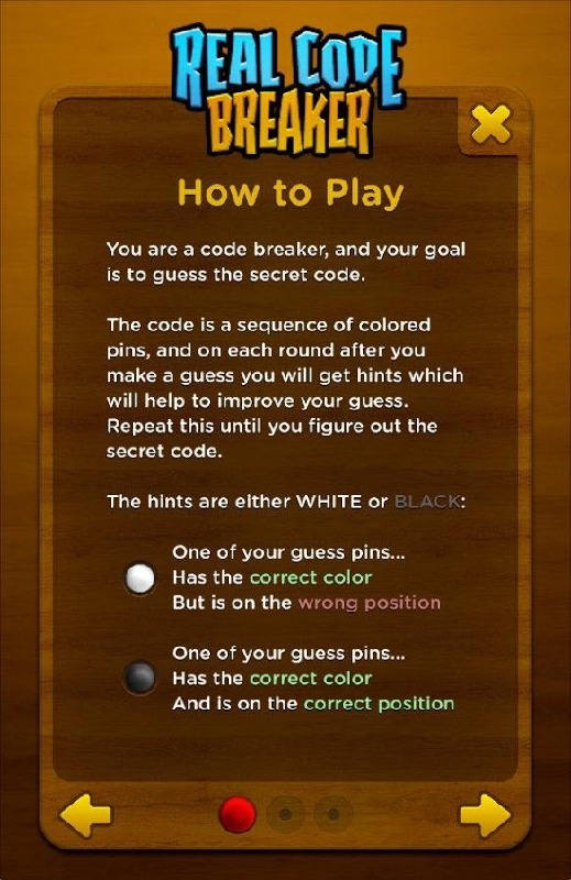 Real Code Breaker Mastermind截图3