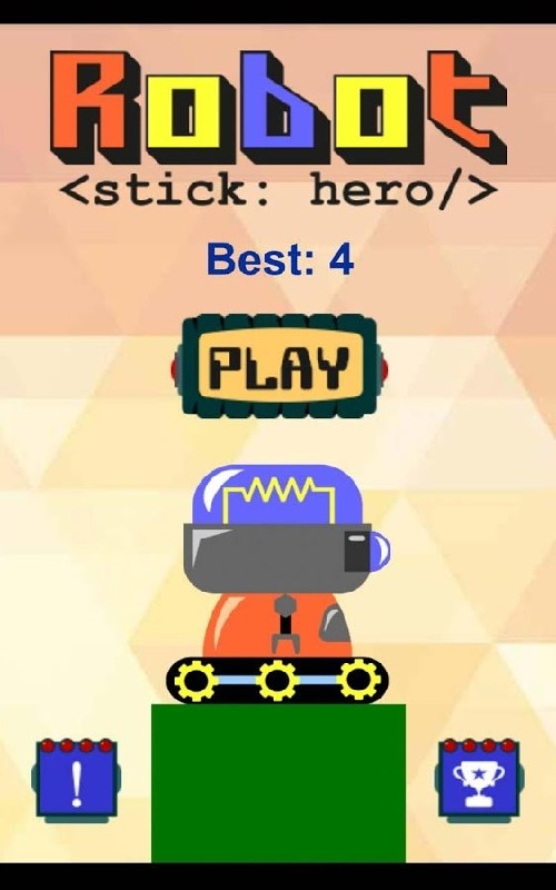 Robot Stick Hero Free截图1