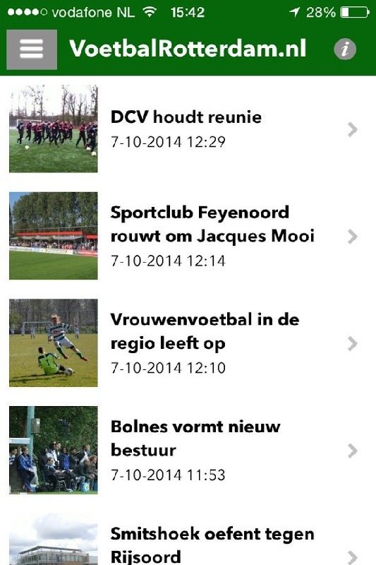 VoetbalRotterdam.nl截图2