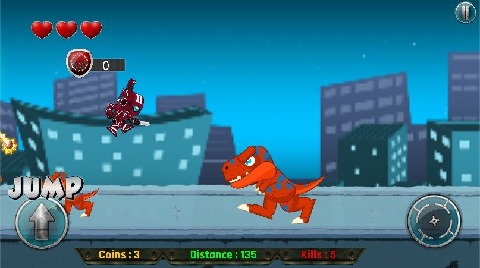 Red Rangers Robot VS Dinosaurs截图1