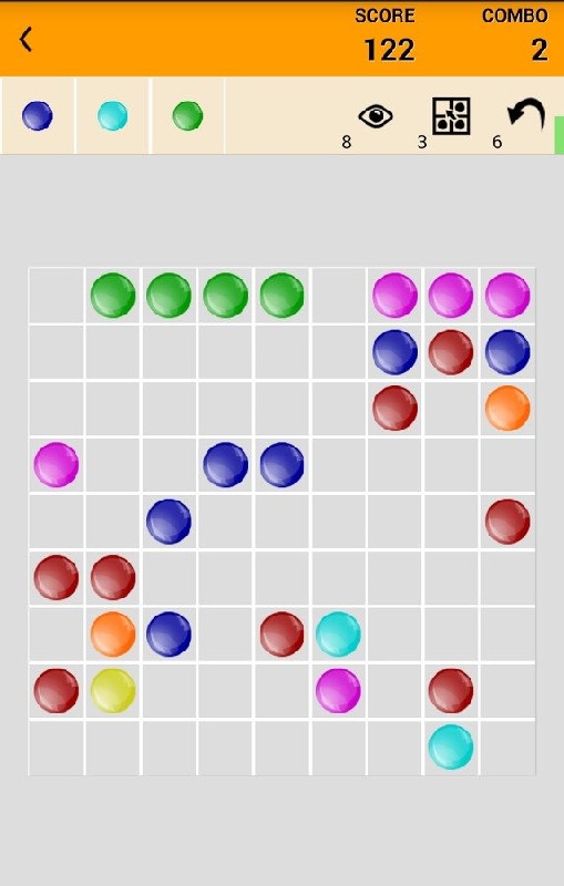 Color Lines (9x9)截圖2