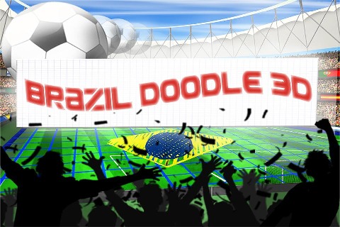 Brazil Doodle 3D Soccer截图5