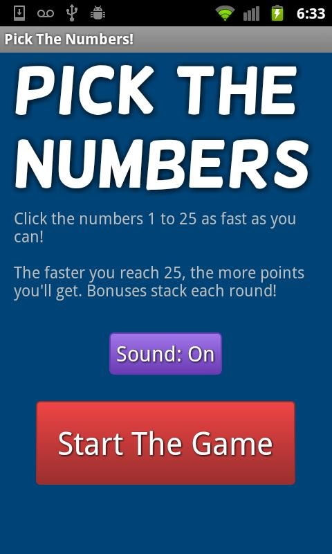 Pick The Numbers! (Free)截图