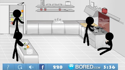 Stickman Click Death Kitchen截图5