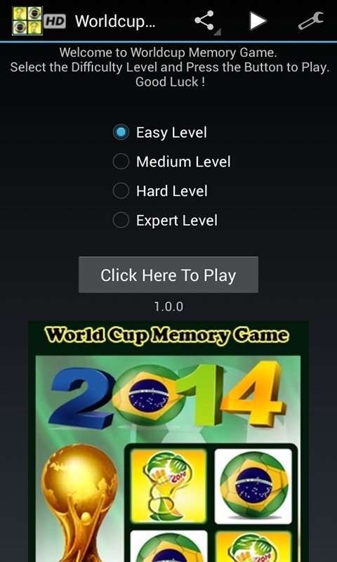 Worldcup Memory Game截图5