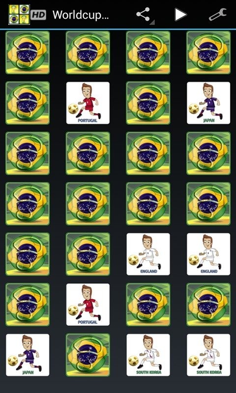 Worldcup Memory Game截图1