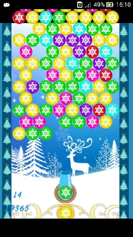 Bubble Shooter: Winter Holiday截图5