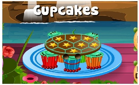 Cooking Games Turtle Cupcakes截图5