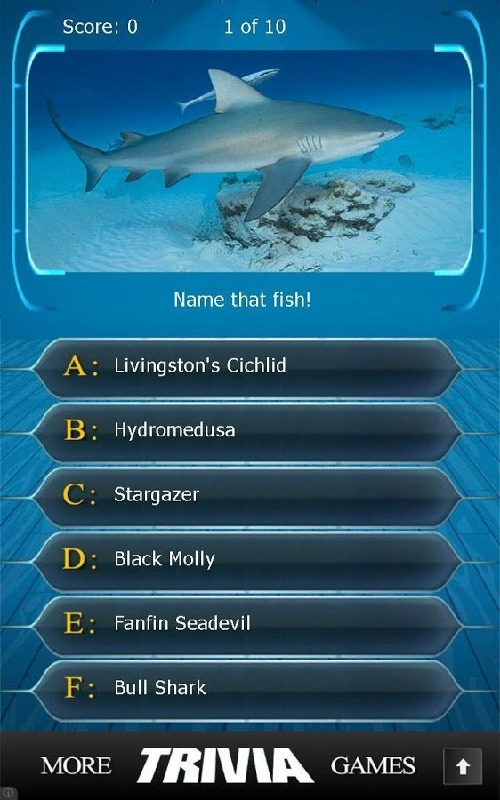 Name that Fish Trivia截图5