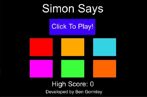 Simon Says (Colour Vs Text)截图5