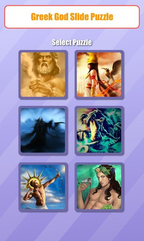 Greek Gods Sliding Puzzle截图2