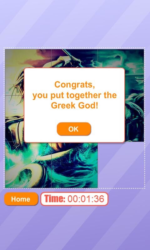 Greek Gods Sliding Puzzle截图
