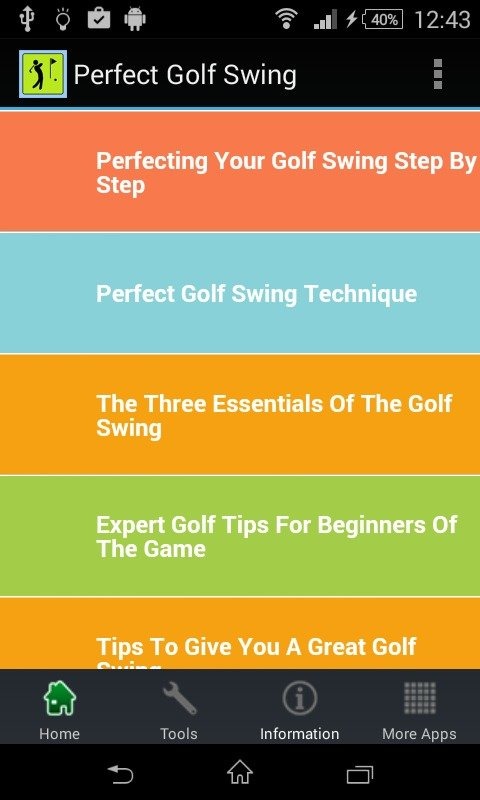 Perfect Golf Swing截圖5