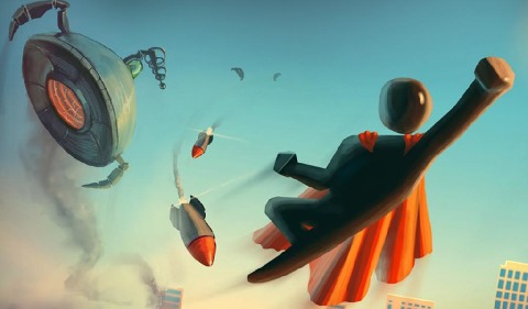 Superhero Stickman Free截图5
