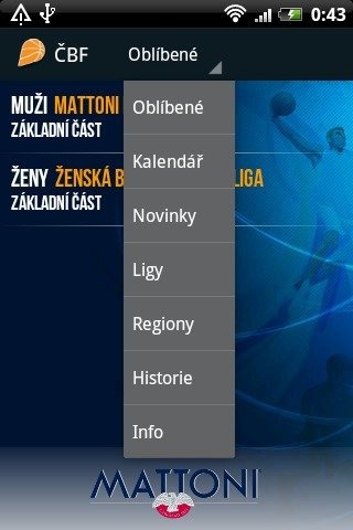 CBF - Czech basketball mobile截图5