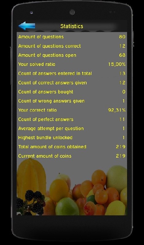 Ultimate Fruit Quiz截图1