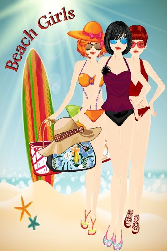 Beach Girls Dress up截图5