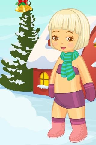 X-Mas Snow Kid Dress Up截图5