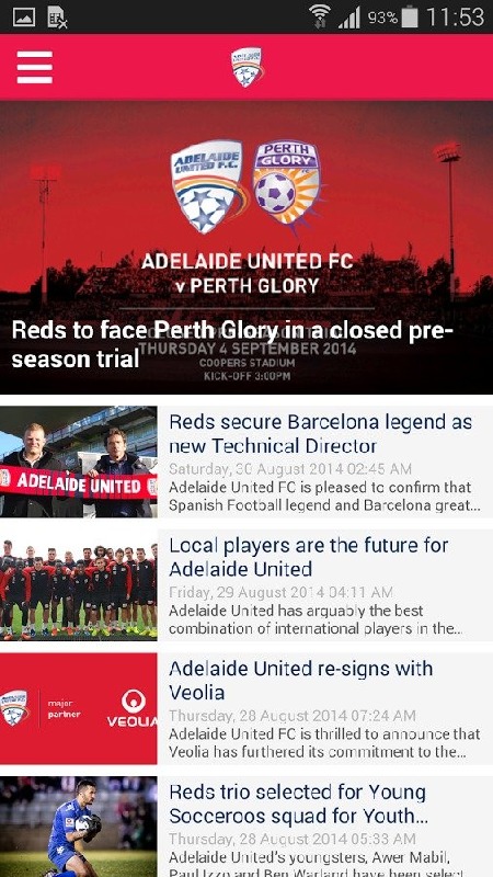 Adelaide United Official App截图5