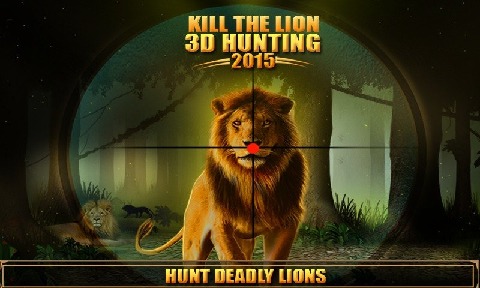 Lion Sniper Hunting 3D截图5