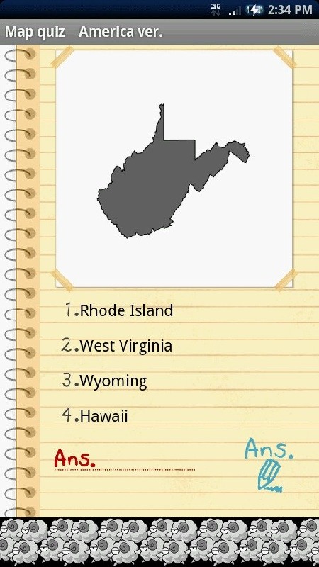 Map quiz America ver.截图2