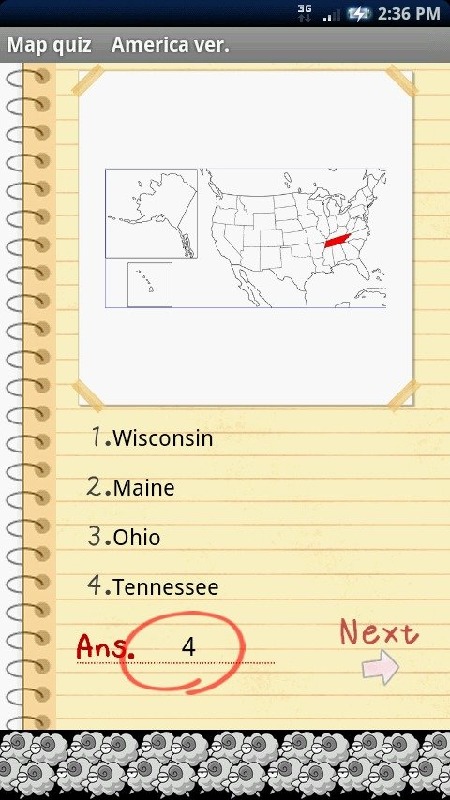 Map quiz America ver.截图1