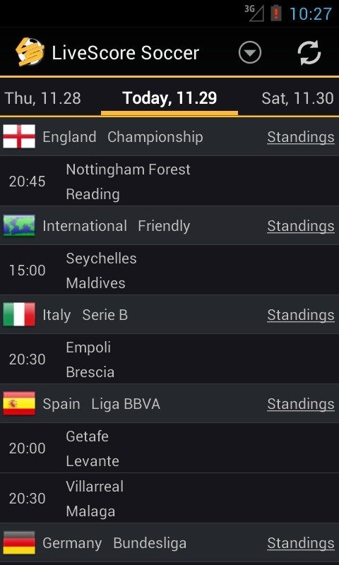 Livescore Football截圖5