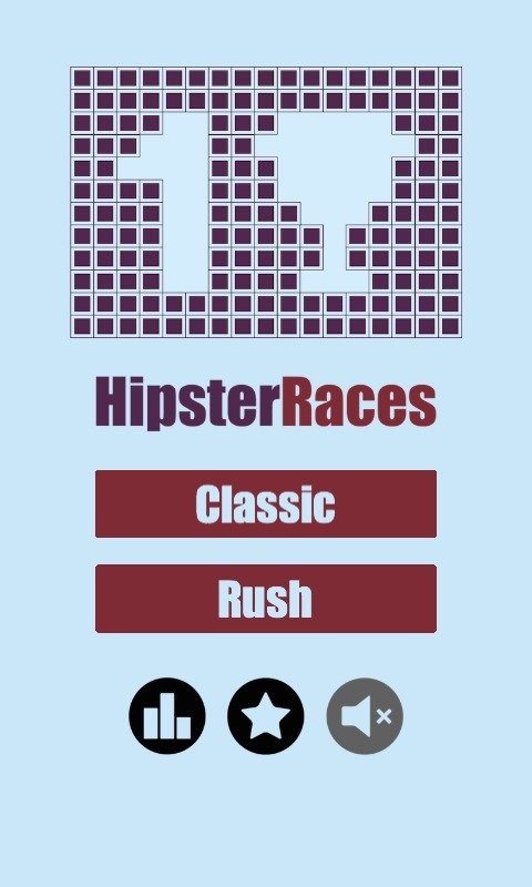 Hipster Races - Brick Game截图5