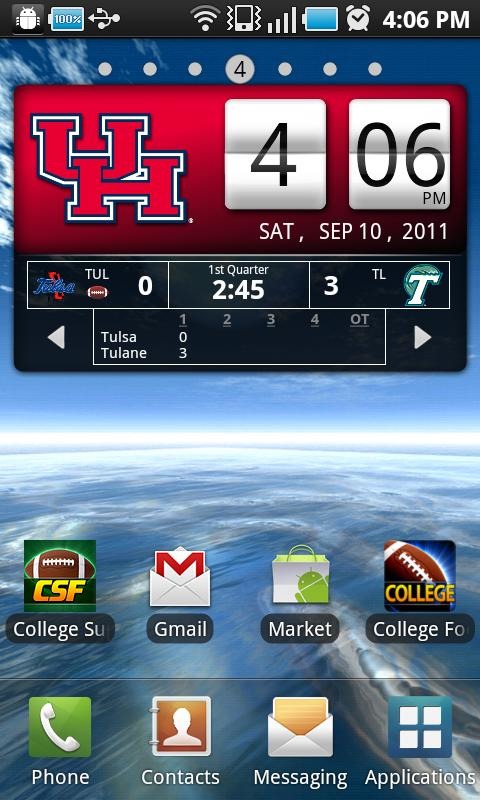 Houston Cougars Live Clock截圖5