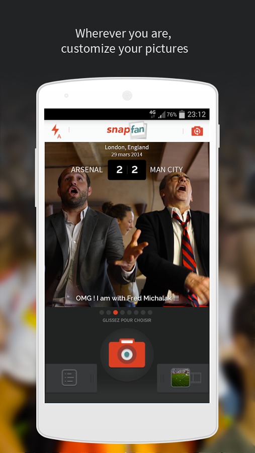 discover snapfan, the best app for sports fans to share