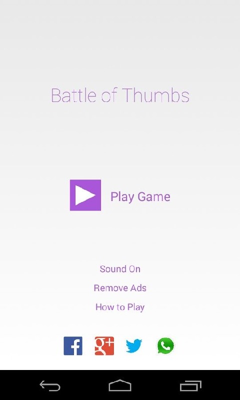 Battle of Thumbs - Free截图5