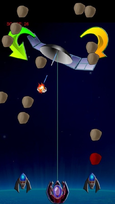 LASER SHIELD asteroids defense截图5