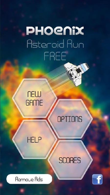 Phoenix Asteroid Run FREE截图5