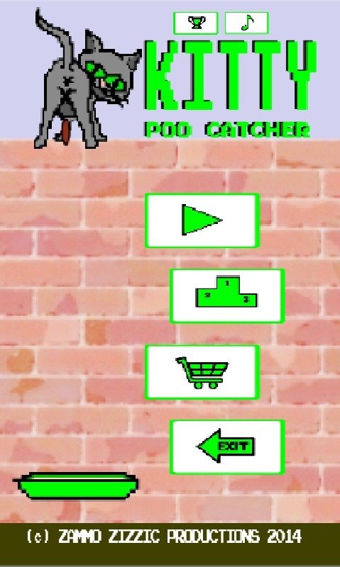 Kitty Poo Catcher action game截图5