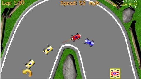 2D Tiny Car Racing Lite截圖5