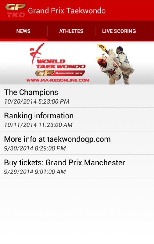 Grand Prix Taekwondo截图5