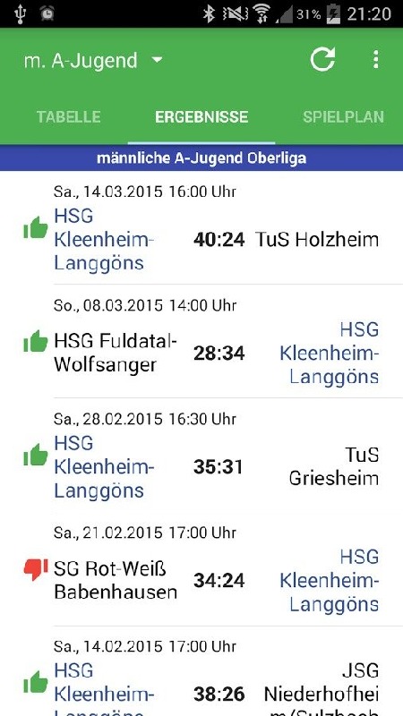 HSG Kleenheim-Langgöns截图3
