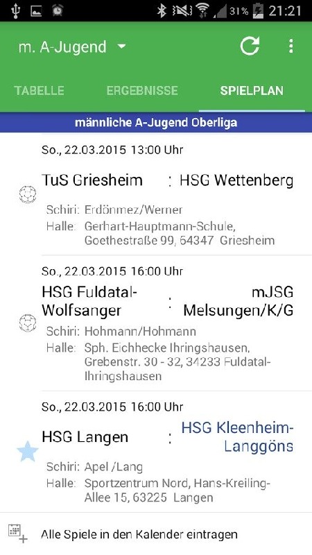 HSG Kleenheim-Langgöns截图2