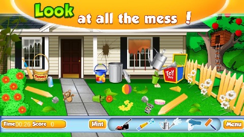 Home Cleanup Games - Garden截图