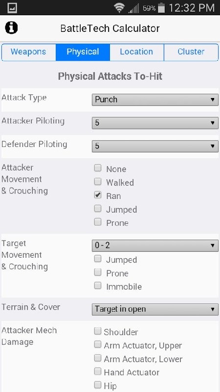 BattleTech Calculator截图5