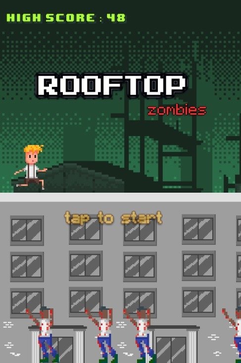 rooftop zombie截图4