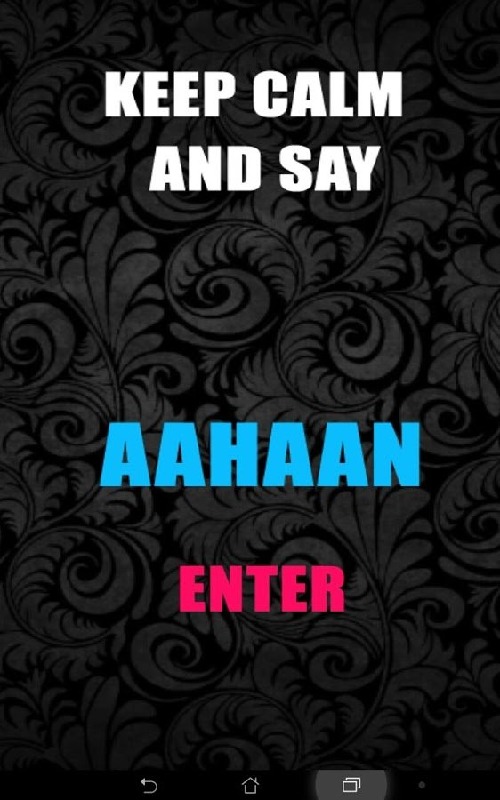 Keep calm and say aahaan截图5