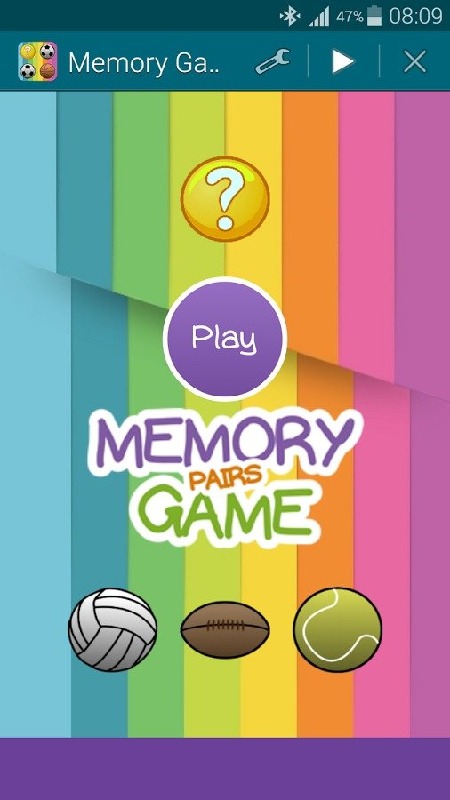 Sports 1, Memory Game (Pairs)截图5