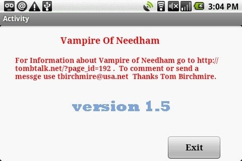 Vampire of Needham截图